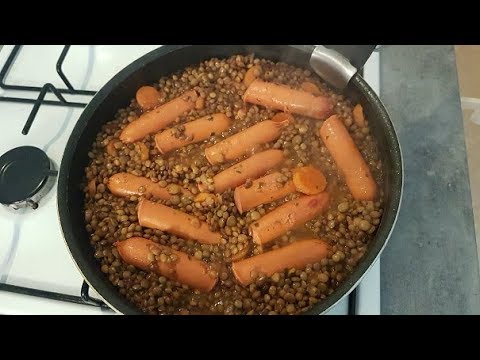 LENTILLE AU SAUCISSE TRES SIMPLE