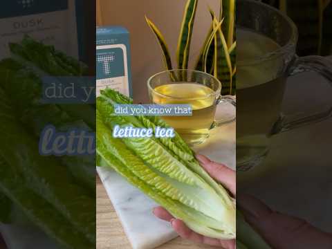BOILED Lettuce Tea 🥬?? Crazy Sleep Hack 😴