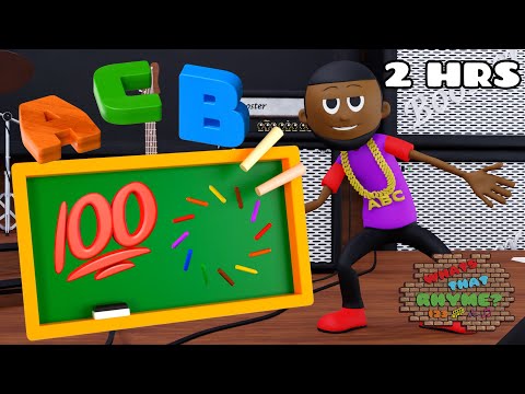 ABC, Counting, Colors + More Nursery Rhymes + Kids Songs | 2 Hour Compilation @whatsthatrhyme