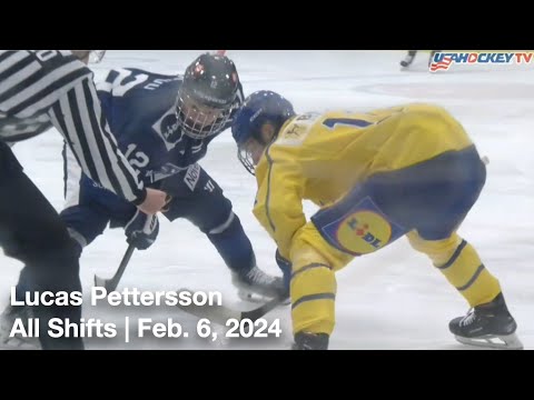 Lucas Pettersson (SWE11) | All Shifts | Sweden vs. Finland | 02 06 2024 | U18 Five Nations