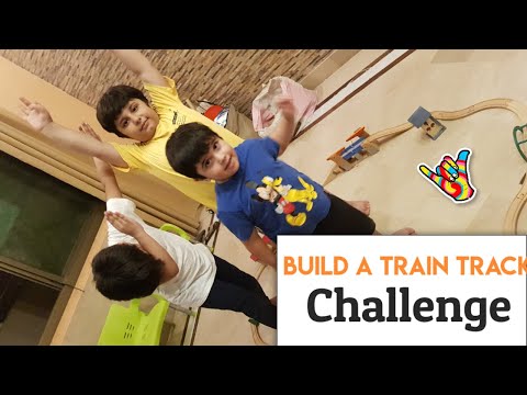Indoor games for kids | Build train track by Anzal | Anzal's Gaming World | For Kids