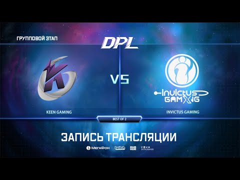 Keen Gaming vs Invictus Gaming, DPL Season 6 Top League, bo2, game 2 [GodHunt & Lost]