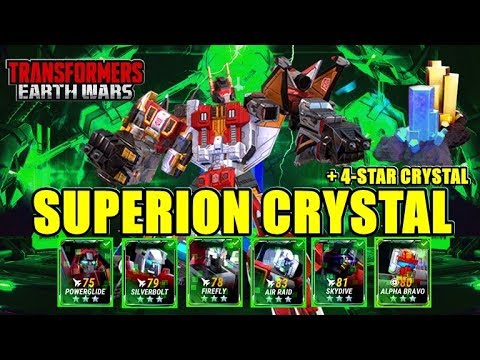 OPENING 10X SUPERION CRYSTAL + 4-STAR and PREMIUM CRYSTAL - TRANSFORMERS: EARTH WARS