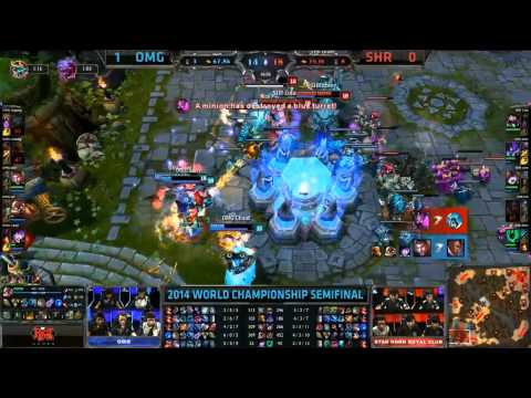 SHR Super Agressive Base Dive - SHR vs OMG Game 2 (S4 Worlds)