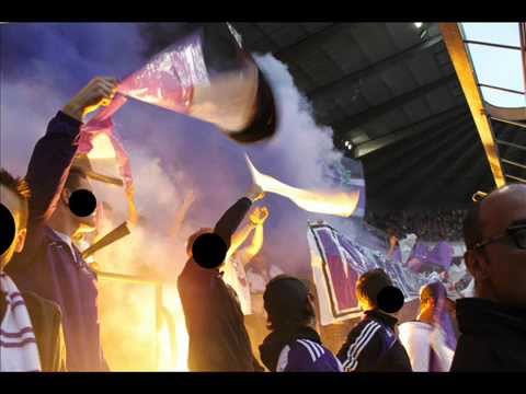 Oldskool tribune sfeer Anderlecht