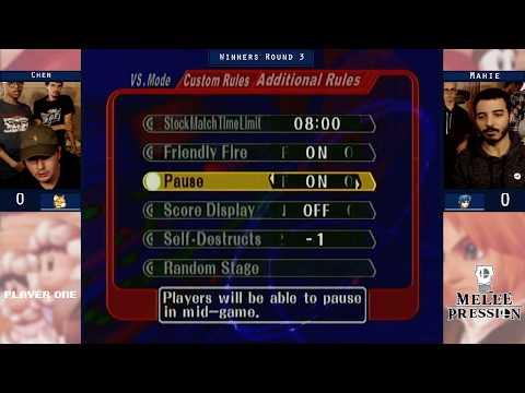 Super Melee Pression #5 - Chen (Fox) vs. Mahie (Marth) - Winners Round 3