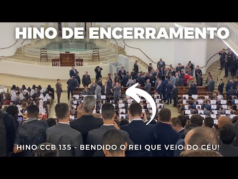 CULTO PRA MOCIDADE CCB BRÁS 21/05/22 | HINO CCB 135 BENDITO O REI QUE VEIO DO CÉU (Silvano de leme)
