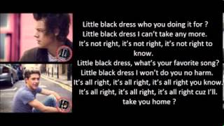 One Direction   Little Black Dress Lyrics