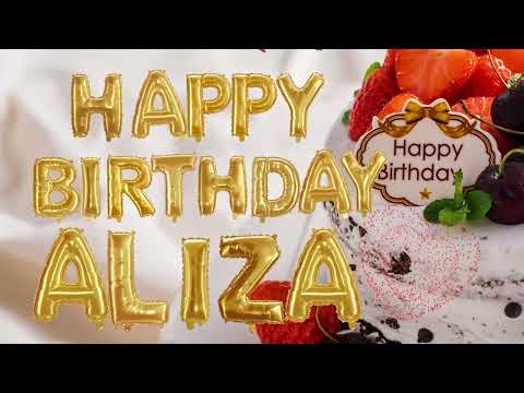 Aliza Happy Birthday Song   / Happy Birthday Song for Aliza  🥳