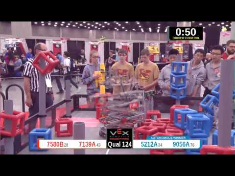 2015 VRC Arts Q124 - 7580B 7139A vs 5212A 9056A - 41 to 86 - VEX Worlds 2015 - Arts Division