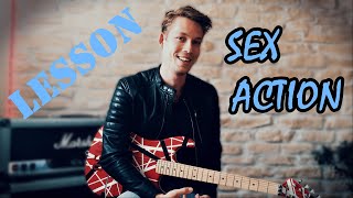 SEX ACTION - L.A. Guns | Guitar Lesson with Tabs!