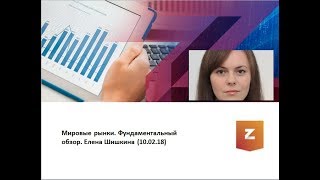 Вебинар Мировые рынки Фундаментальный обзор (Елена Шишкина) 10.02.18
