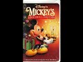 Opening Closing To Mickey S Once Upon A Christmas 1999 VHS 23rd Anniversary Edition