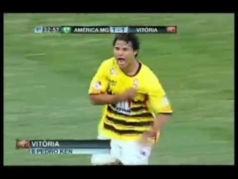 América-MG 1 x 2 Vitória. Gol de Pedro Ken. Narração Rainan Peralva
