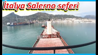 Türkiye - İtalya Mersin - Salerno Seferi. Liman ve Şehirden görüntüler.