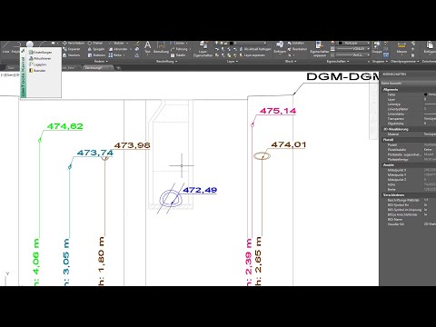 Querschnitte für Kanal & Leitung Erstellen und Konfigurieren