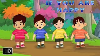 If Your Happy & You Know It, Clap Your Hands - Nursery Rhyme With Lyrics -  Kid Songs