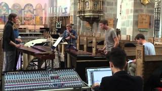 Excerpt from Jacob Kirkegaard's composition Solámok from 2014. Rehearsal at Ribe Domkirke