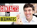 Contact Lenses For Beginners How To Put In Contacts
