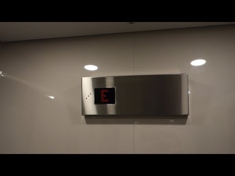 IT'S MODERNIZED!!! The 1988 KONE Hydraulic Elevator @ Globen Shopping Center, Stockholm, Sweden.