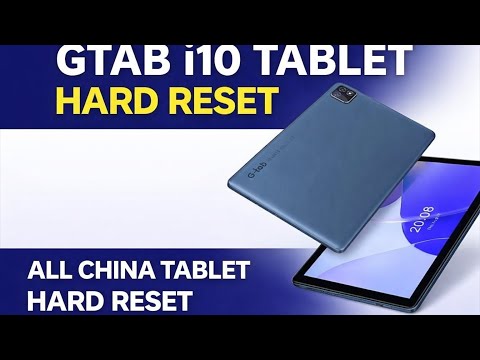 How To Reset G-Tab T10 Tablet | All China Tablet Hard Reset | China Android Tablet Reset