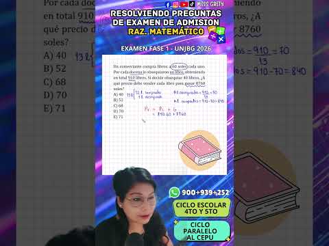 Planteo de Ecuaciones | Examen UNJBG 2026 Resuelto