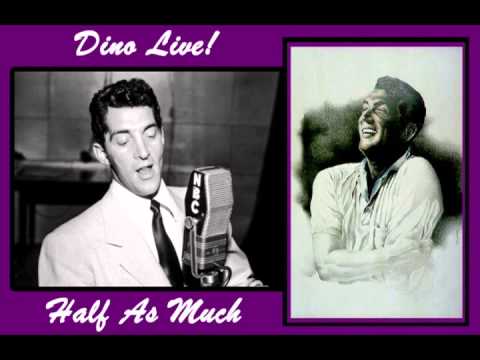 DEAN MARTIN - Half As Much (1952) Live and HQ Audio!