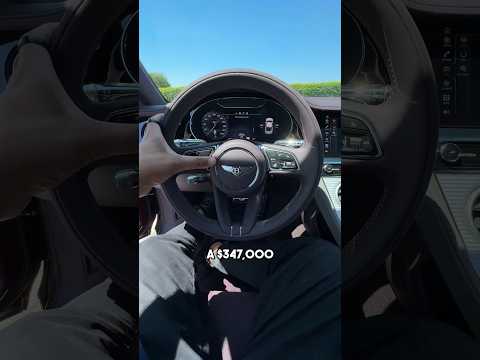 Here's how you drive a $347k Bentley Continental GT-S!