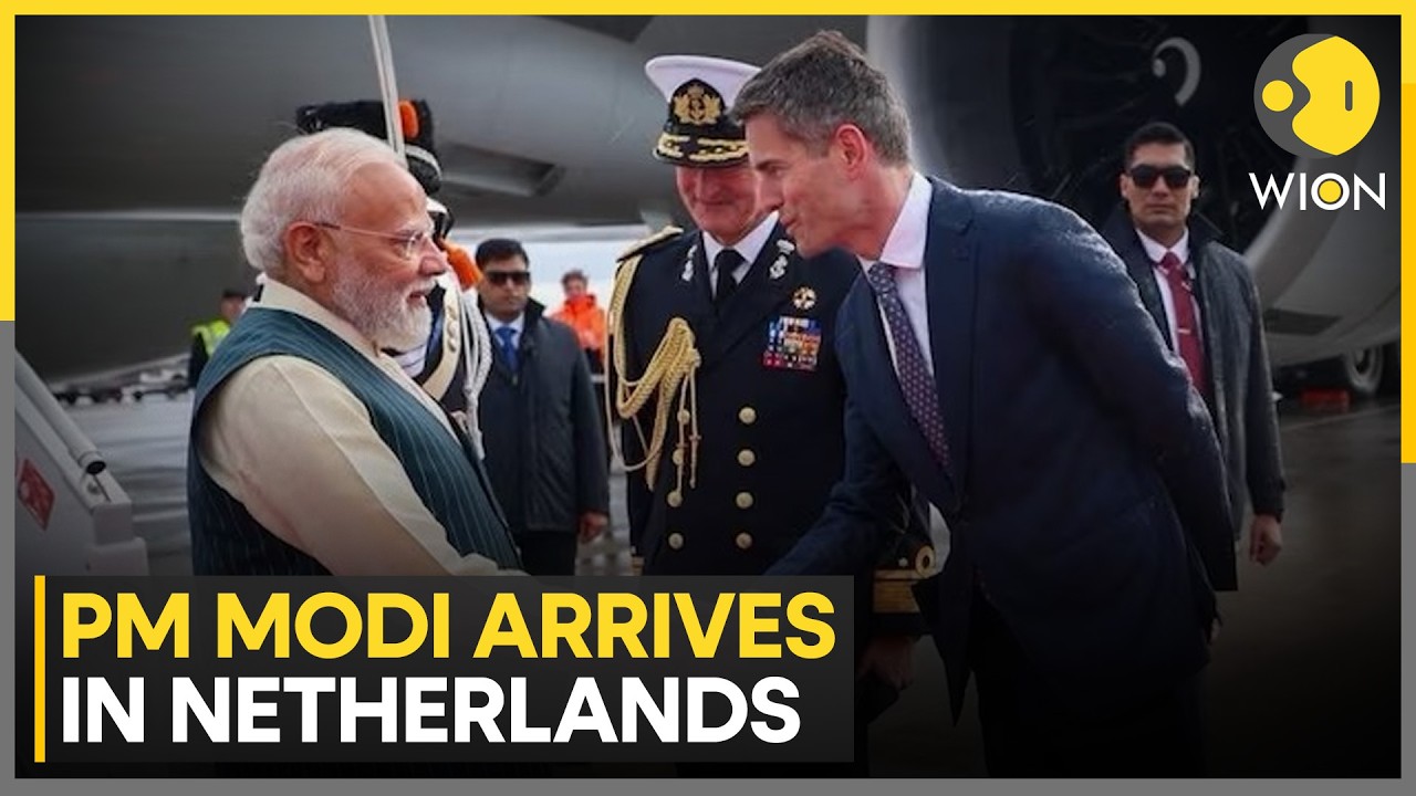 PM Modi's 5-Nation Tour: PM Modi Lands in Netherlands To Boost India-Europe Ties | WION