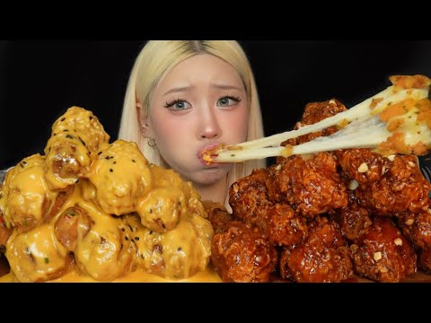 닭다리만 몇개야?! 맵슐랭 & 양념치킨 닭다리 치즈소스에 푹푹 찍어먹기