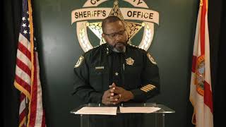 Message from the sheriff