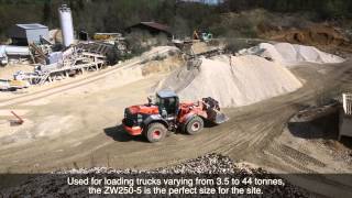 preview picture of video '242 HP wheel loader in limestone quarry'