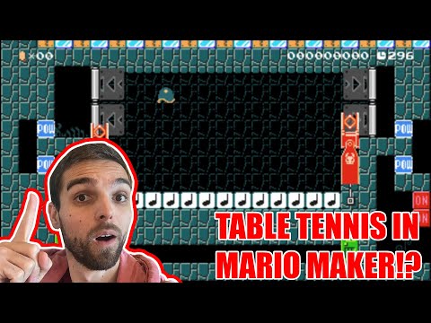 Table Tennis in Mario Maker 2!?