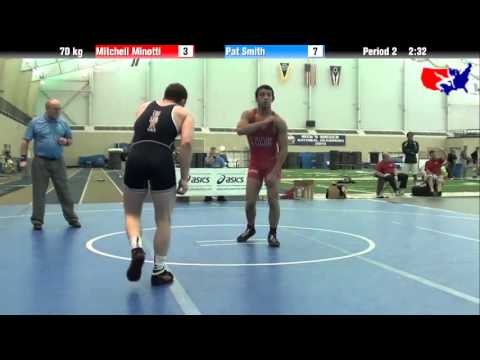 Mitchell Minotti vs. Pat Smith at 2013 ASICS University Nationals - FS