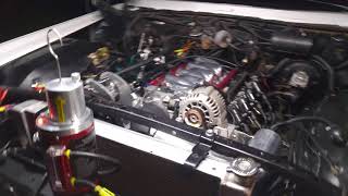 Testing for vacuum leaks with a smoke machine