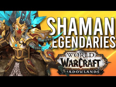 These Are GREAT!! Shadowlands SHAMAN Legendaries! - WoW: Shadowlands Alpha