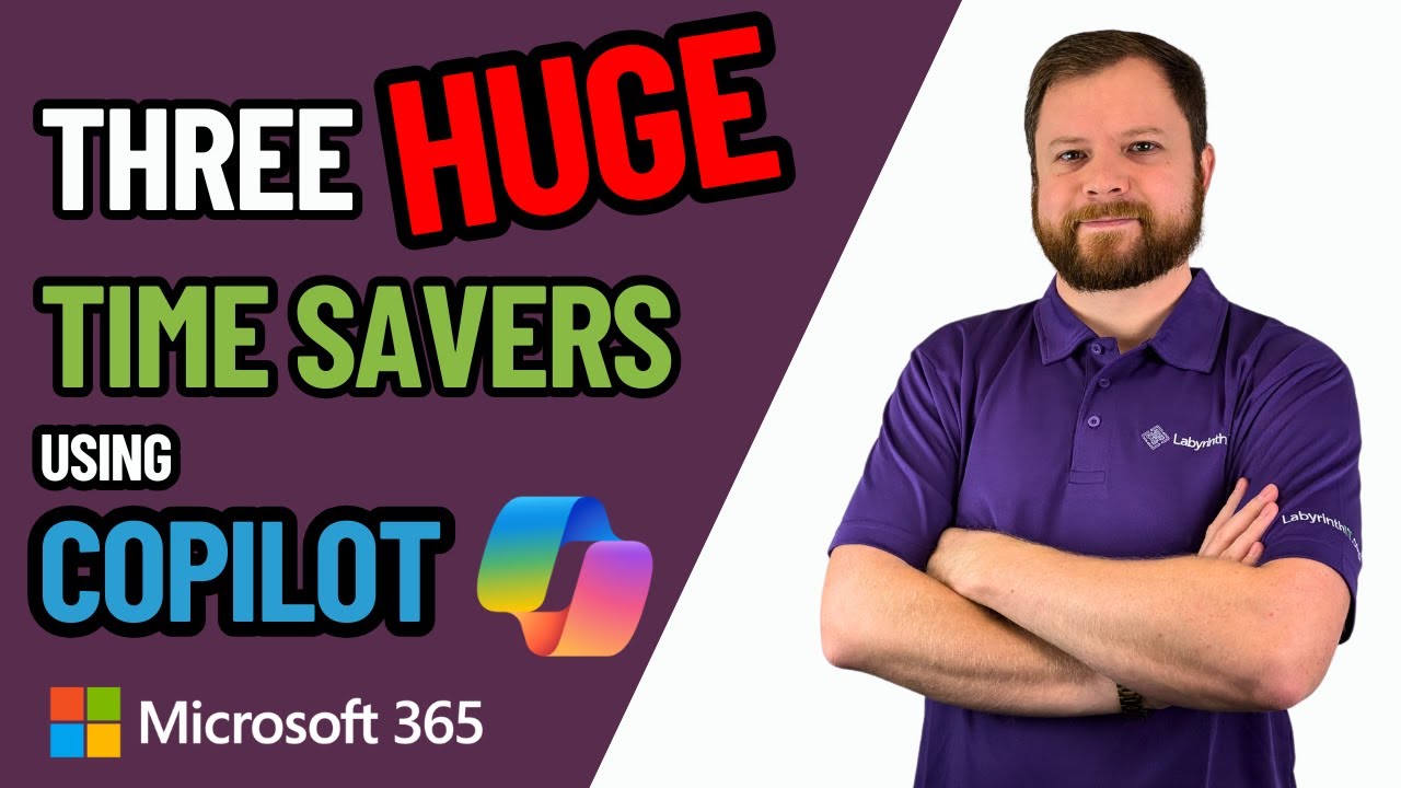 Microsoft Copilot for 365 - Three HUGE Time Savers using AI