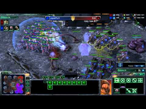 LiquidTLO (Z) vs. Korean (P) - Antiga Shipyard