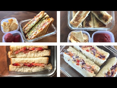 5 QUICK & EASY SANDWICH RECIPES FOR KIDS / OFFICE...