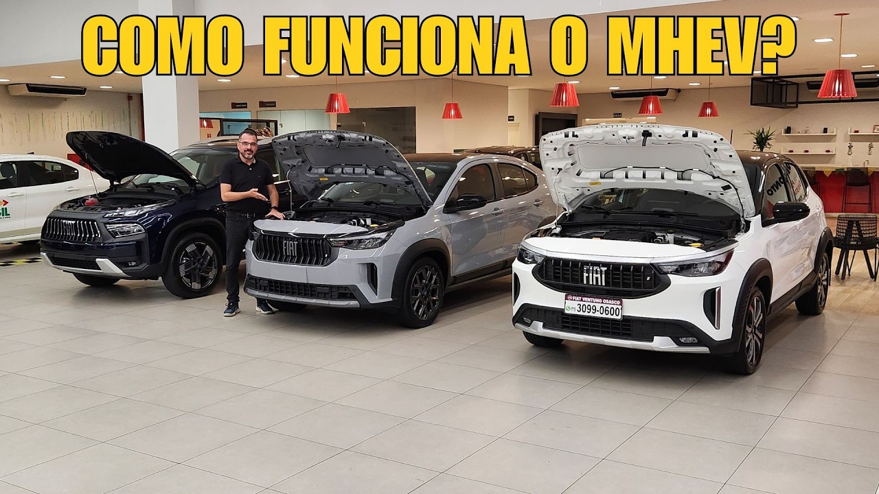 Como funciona o sistema híbrido leve (MHEV) da Fiat?