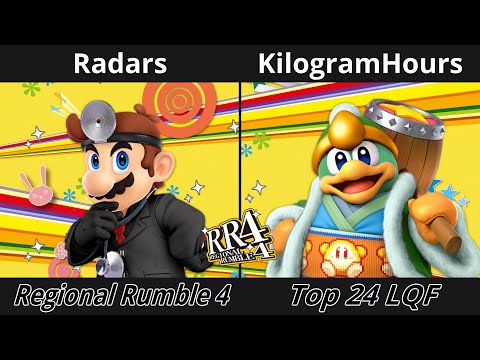 Regional Rumble 4 - Top 24 LQF - Radars (Dr. Mario) vs KilogramHours (King Dedede)