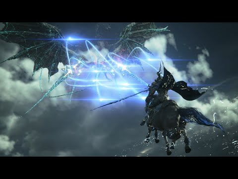 Final Fantasy 16 - Bahamut vs Odin Cutscene (4K)