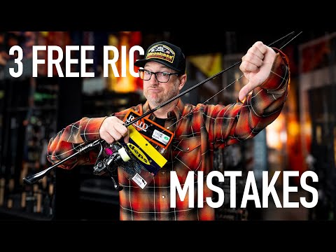 Top 3 CRUCIAL Mistakes Fishermen Make With The Free Rig!? Don't Do This!