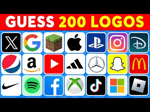 Guess the LOGO in 2 Seconds | 200 Famous Logos | Logo Quiz 2026