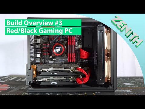 Build Overview #3: Red/Black Crossfire Gaming PC (i7-4790k + R9 270s)