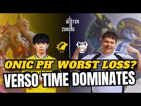 ONIC PH GETS STOMPED! 😱  The Shocking 3-17 Loss to Verso Time
