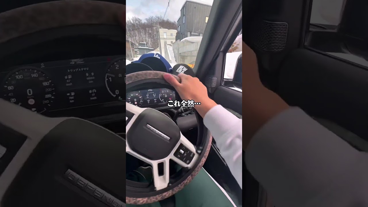 雪に埋まったランボルギーニが全く動きもしなくなった##りっきー社長 #ランボルギーニ