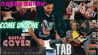 Come Undone - Duran Duran Guitar  Tab | Lesson | Tutorial | Cover w/ Fractal FM3