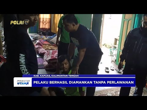 TIM RESMOB MACAN KAPUAS AMANKAN PELAKU YANG KABUR DI ANJIR KAPUAS