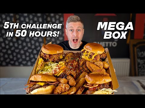 CAN I EAT 50,000 CALORIES IN 50 HOURS?! MEGA BOX CHALLENGE